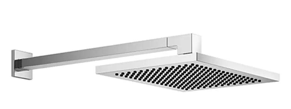 DORNBRACHT Regenbrause mit Wandanbindung SERIENSPEZIFISCH 28764980 300 x 240 mm Platin, 28764980-08 Galeriebild 1